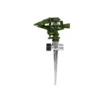ASPERSOR PLÁSTICO 11" DOS VÍAS ESTACA METÁLICA VERDE, PRETUL   20072