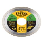 DISCO DE DIAMANTE DE 4' X 1.8 MM, RIN CONTINUO, PRETUL   21001