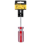 DESARMADOR PLANO 3/16 X 4' MANGO DE PVC, PRETUL   21458