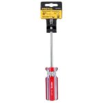 DESARMADOR PLANO 1/4 X 6' MANGO DE PVC, PRETUL     21462