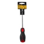 DESARMADOR PLANO 1/4' X 4'MANGO COMFORT GRIP, PRETUL  21481