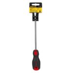DESARMADOR PLANO 1/4' X 8'MANGO COMFORT GRIP, PRETUL  21482