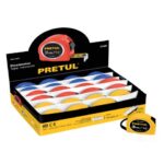 FLEXÓMETRO 3 M CINTA 13 MM, EN DISPLAY BOX, PRETUL  PIEZA  21607