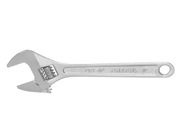 LLAVE AJUSTABLE (PERICO) 6′ CROMADA, PRETUL   21814