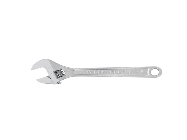 LLAVE AJUSTABLE (PERICO) 10′ CROMADA, PRETUL   21816