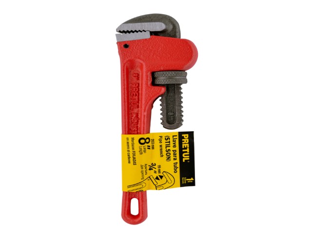 LLAVE STILSON 8′ CUERPO DE HIERRO MALEABLE, PRETUL   22010