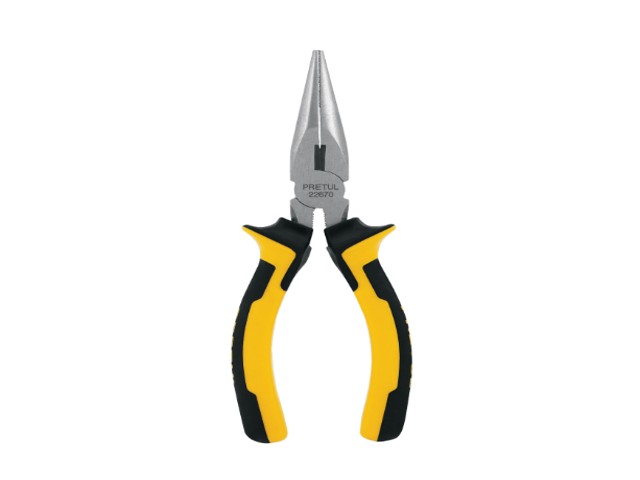 PINZA DE PUNTA Y CORTE 6′ MANGO COMFORT GRIP, PRETUL  22670