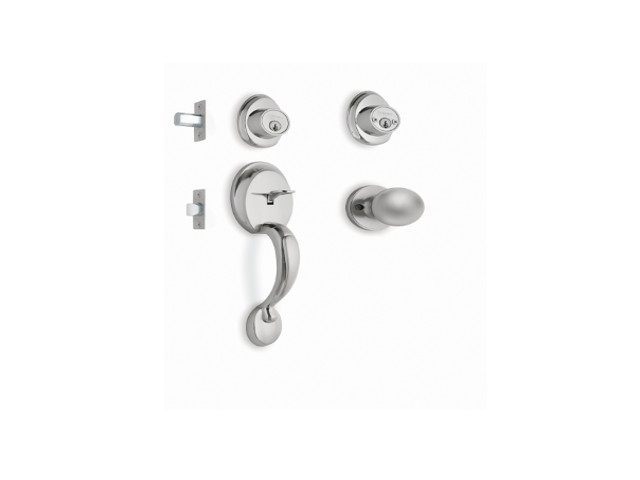 JALADERA Y PERILLA, BERNA LLAVE-LLAVE, CROMO MATE, BASIC   23674