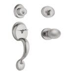 JALADERA Y PERILLA, BERNA LLAVE-MARIPOSA, CROMO MATE, BASIC  23675
