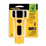 LINTERNA PLÁSTICA DE LED, 50 LM, RECARGABLE, PRETUL   24050