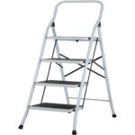 ESCALERA TUBULAR, PLEGABLE, 4 PELDAÑOS, PRETUL    24122