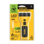 LINTERNA PLÁSTICA DE LED, 180 LM, RECARGABLE, PRETUL   26102