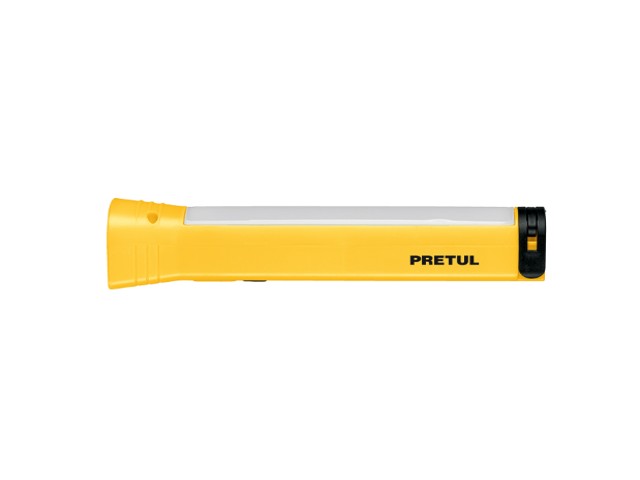 LINTERNA PLÁSTICA DE LED, 100 LM, RECARGABLE, PRETUL   26070
