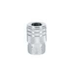 COPLE RÁPIDO DE ACERO, HEMBRA, CUERDA 1/4' NPT, PRETUL      27028