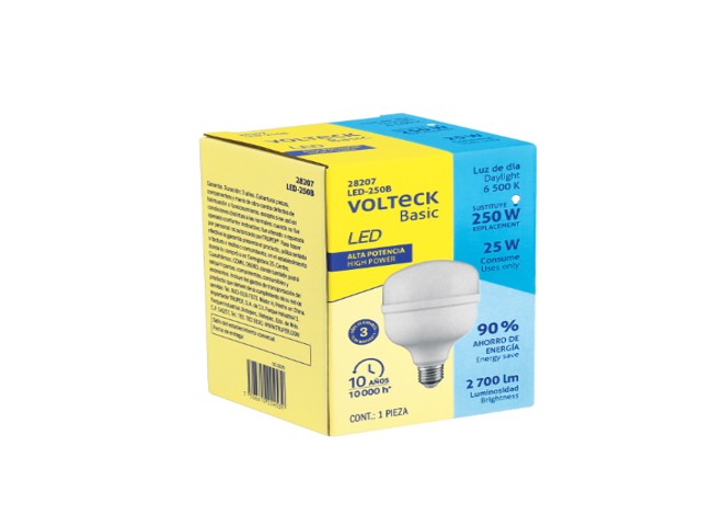 FOCO LED ALTA POTENCIA 25W (250W) 6500 K, VOLTECK BASIC 28207 - Image 2