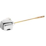 BOTÓN FRONTAL PLÁSTICO CROMADO PARA WC, FOSET    40009
