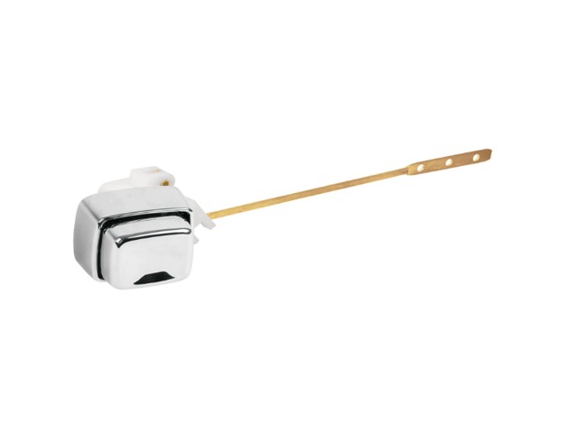 BOTÓN FRONTAL PLÁSTICO CROMADO PARA WC, FOSET    40009