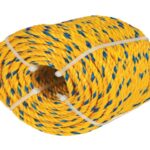 KILO DE CUERDA AMARILLA DE POLIPROPILENO 4 MM, ROLLO 1KG  40183