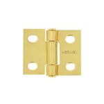 BISAGRA RECTANGULAR 1 X 7/8', ACERO LATONADO, HERMEX   43192