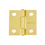 BISAGRA RECTANGULAR 1-1/2 X 1-3/16', ACERO LATONADO, HERMEX  43193