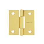 BISAGRA RECTANGULAR 2 X 1-1/2', ACERO LATONADO, HERMEX   43194