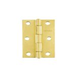 BISAGRA RECTANGULAR 3 X 2', ACERO LATONADO, HERMEX   43196