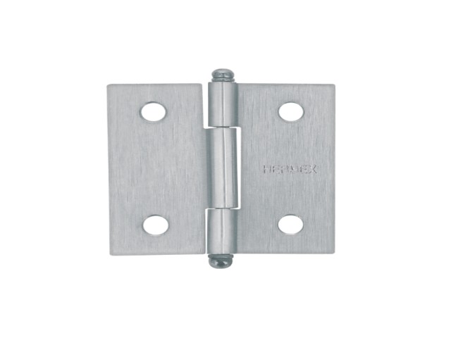 BISAGRA CUADRADA 2′, ACERO SATINADO, CABEZA REDONDA, HERMEX  43254