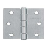 BISAGRA CUADRADA 2-1/2', ACERO SATINADO, CABEZA PLANA HERMEX   43260