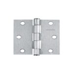 BISAGRA CUADRADA 3', ACERO SATINADO, CABEZA PLANA, HERMEX  43261