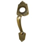 CHAPETÓN METÁLICO PARA PUERTA, ACABADO LATÓN ANTIGUO   43651