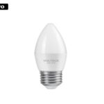 FOCO LED TIPO VELA 4W (25W), LUZ BLANCA BRILLANTE 6500K, E27   43748