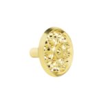 PERILLA METÁLICA ESTILO 'COLONIAL', LATÓN BRILLANTE, HERMEX   43816