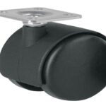 RODAJA TIPO YOYO DE 50 MM CON PLACA, SIN FRENO, FIERO   44385