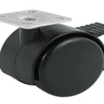 RODAJA TIPO YOYO DE 50 MM CON PLACA, CON FRENO, FIERO  44389
