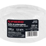 ROLLO DE RAFIA DE 230 M COLOR BLANCO CALIBRE 2.2 G/M, FIERO    45032