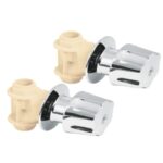 JUEGO DE 2 LLAVES DE EMPOTRAR CPVC 1/2' CON MANERAL, FOSET   45046