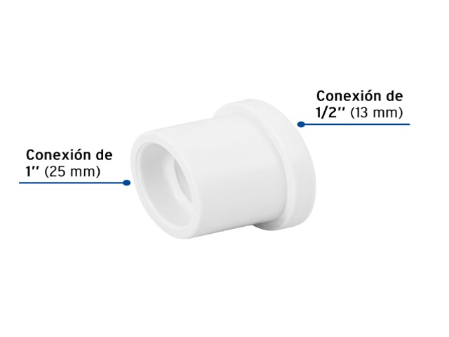 REDUCCIÓN BUSHING DE PVC 1 X 1/2', FOSET 45427 - Image 2