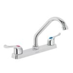 MEZCLADORA 8' FREGADERO, ABS, CUELLO CORTO, PALANCA, BASIC   45514