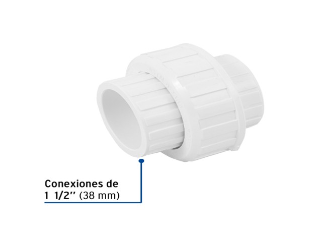 TUERCA 1-1/2 UNIÓN LISA DE PVC FOSET 45543 - Image 2