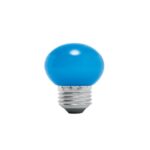 FOCO LED 1 W, TIPO GLOBO G45, COLOR AZUL, E26, VOLTECK   46026