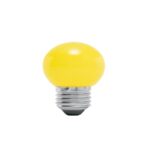 FOCO LED 1 W, TIPO GLOBO G45, COLOR AMARILLO, E26, VOLTECK    46028