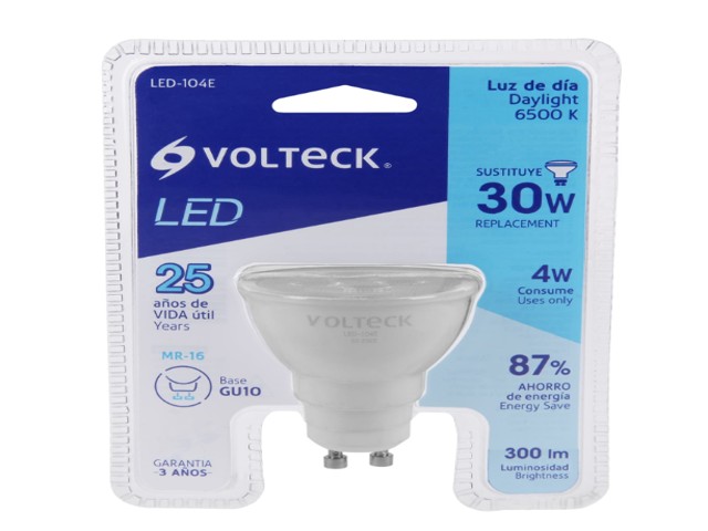 FOCO LED MR16 GU10 4 W (30W) 6500 K LUZ BLANCA FRÍA, VOLTECK 46215 - Image 2