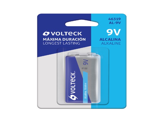 BLÍSTER CON 1 PILA ALCALINA 9V, VOLTECK 46319 - Image 2