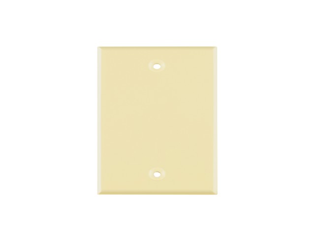PLACA DE ABS CIEGA, STANDARD, MARFIL, VOLTECK  46400
