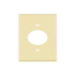 PLACA DE ABS PARA CONTACTO REDONDO, STANDARD, MARFIL  46412