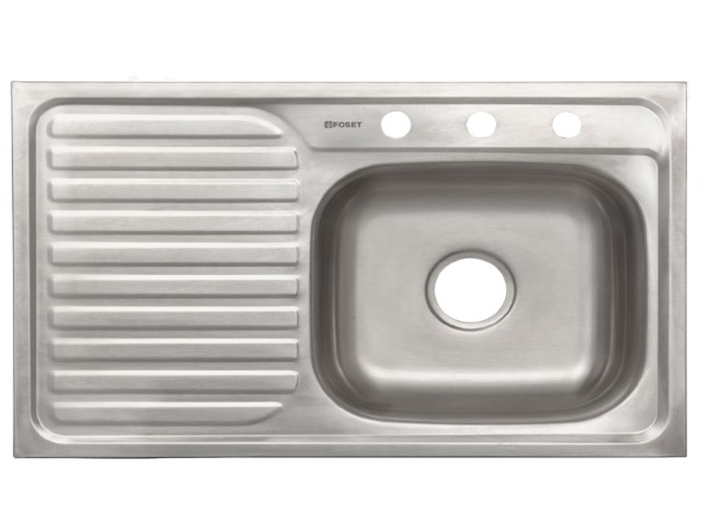 TARJA DE EMPOTRAR 80X50CM TINA DERECHA, FOSET BASIC   47019