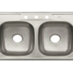 TARJA DE EMPOTRAR 84X56CM DOBLE TINA, FOSET BASIC    47024