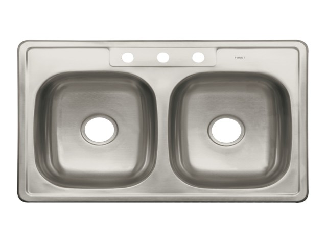 TARJA DE EMPOTRAR 84X56CM DOBLE TINA, FOSET BASIC    47024