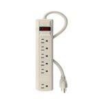MULTICONTACTO 14 AWG 6 ENTRADAS SUPRESOR DE PICOS 450 JOULES  47184