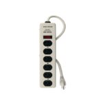 MULTICONTACTO 14 AWG 6 ENTRADAS SUPRESOR DE PICOS 600 JOULES  47185